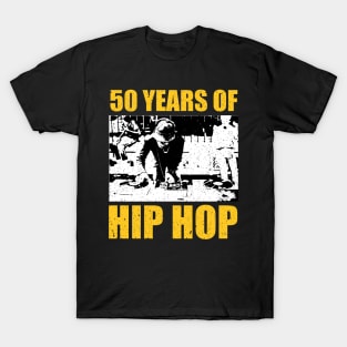 50 Years of Hip Hop - The DJ Controls Everything T-Shirt